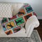 Edge Collections - 50" x 60" - Multicolor - Labrador Retriever Soft Quilted Throw Blanket - 1 Piece